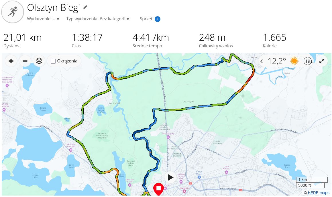 Półmaraton wokół... Sztuka Biegacza